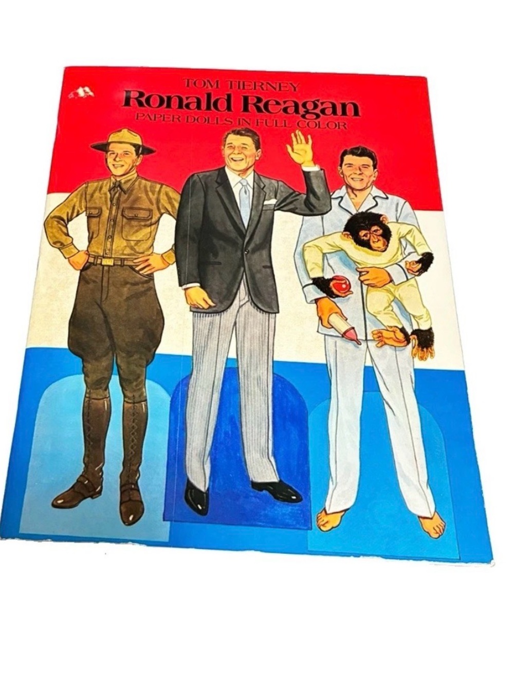 Tom Tierney RONALD REAGAN Paper Dolls  Book In Full Color